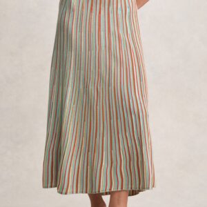 Stripe Knit Skirt - Multi Stripe